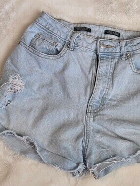wild fable Light Wash Distressed Denim Shorts